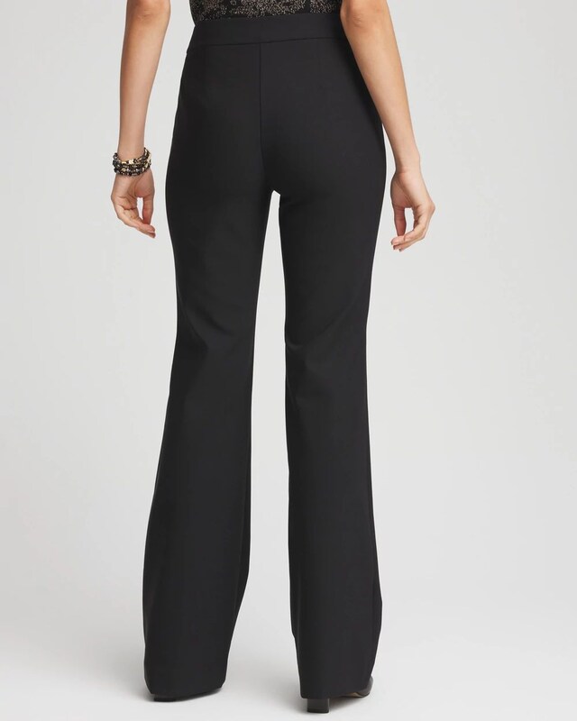So Slimming  Stretch Flare Pants - image 3
